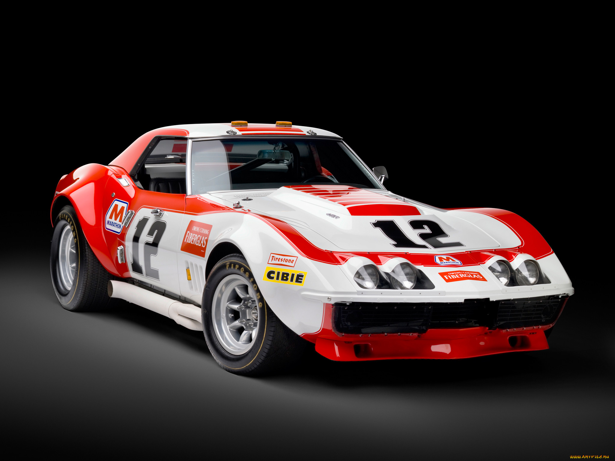 corvette, sting, ray, l88, convertible, race, car, 